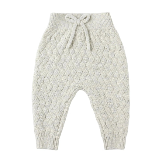 Knit Pant || Heathered Blue