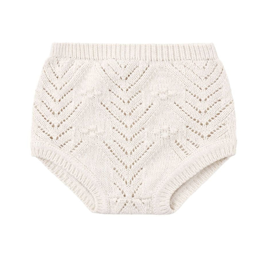 KNIT BLOOMER || HEATHERED OATMEAL