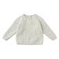 Knit Sweater || Heathered Blue
