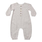Woven Jumpsuit II Blue Gingham