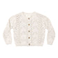KNIT CARDIGAN || HEATHERED OATMEAL