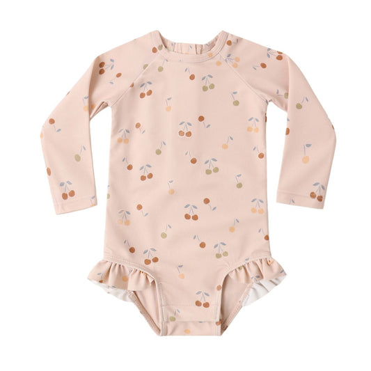 Olivia Rashguard One-Piece || Cherries