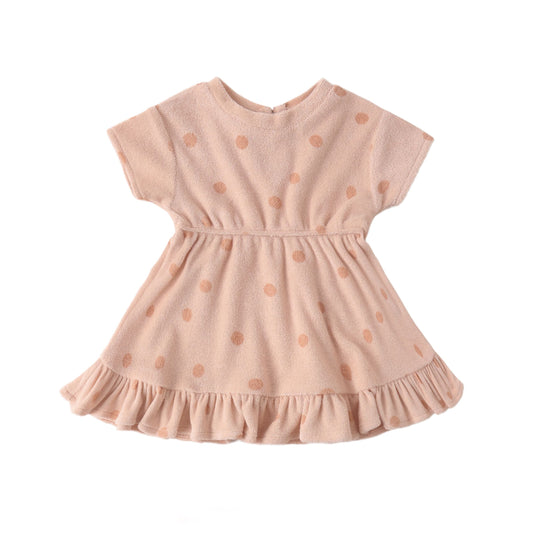 Terry Dress || Polka Dot