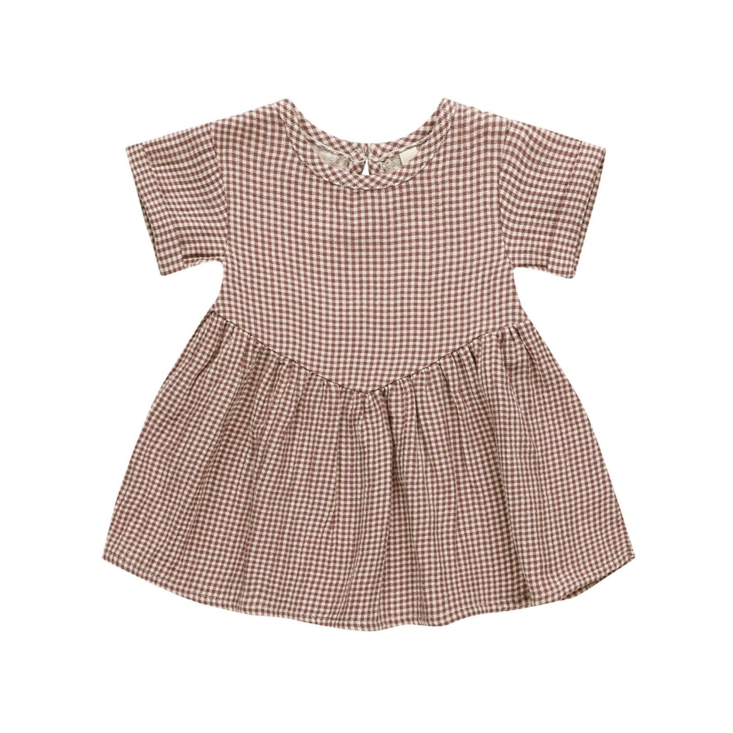 Brielle Dress || Plum Gingham