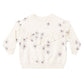 RUFFLE FLEECE SWEATSHIRT || BLUE DAISY