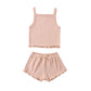 Pointelle Tank + Shortie Set || Melon