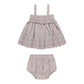 Mae Smocked Top + Bloomer Set || Lavender