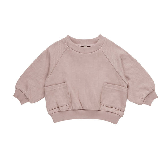 Pocket Sweatshirt || Mauve