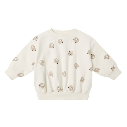 Relaxed Sweatshirt || Brown Bear
