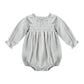 Eden Romper || Blue Gingham
