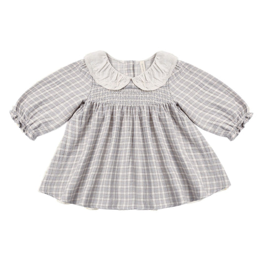 Callie Dress II Blue Gingham