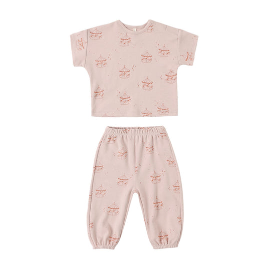 Jersey Tee + Pant Set || Carousel