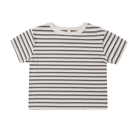 BOXY TEE || VINTAGE STRIPE