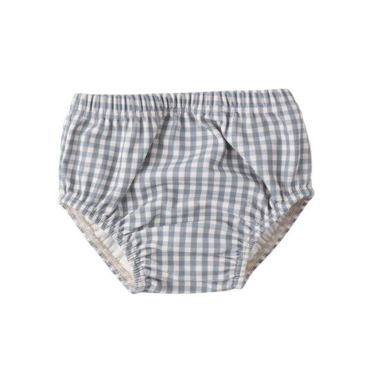 Swim Diaper || Ocean Gingham