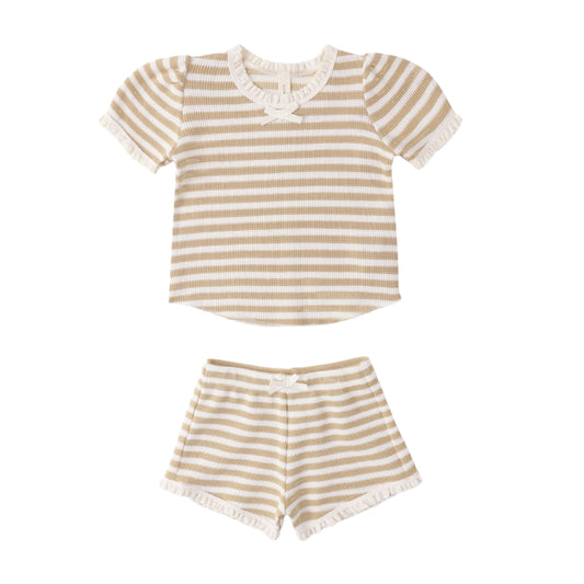 Ruby Set || Butterscotch Stripe