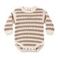Rex Romper II Almond Stripe