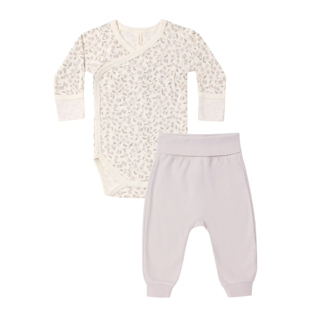 SIDE SNAP BODYSUIT + PANT SET || FLORET