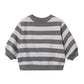 OVERSIZED CREW SWEATSHIRT || MIDNIGHT STRIPE