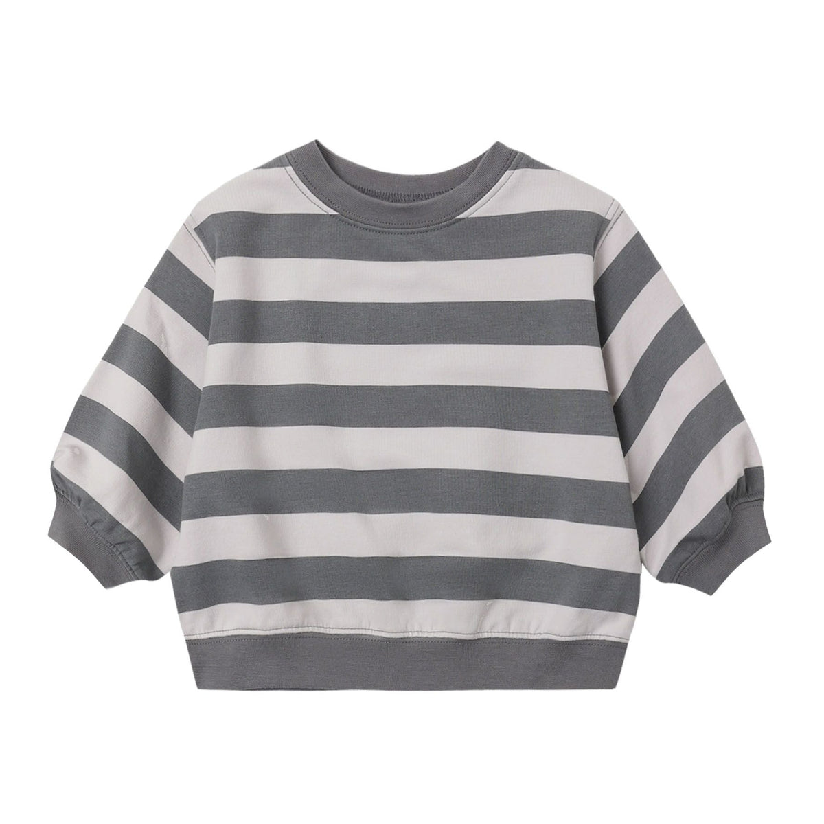 OVERSIZED CREW SWEATSHIRT || MIDNIGHT STRIPE