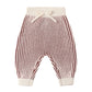 CHUNKY KNIT PANT || CHERRY STRIPE