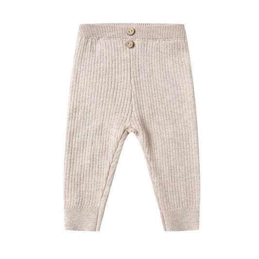 Rib Knit Legging || Heathered Oatmeal