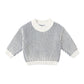 Relaxed Knit Sweater || Ocean