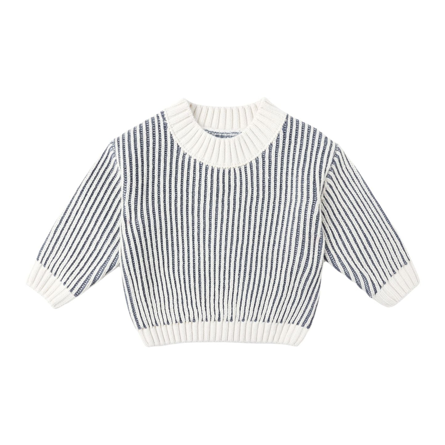Relaxed Knit Sweater || Ocean