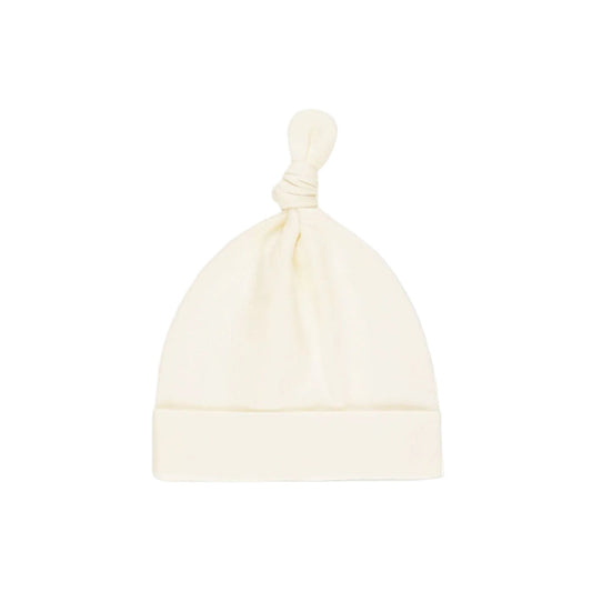 Knotted Baby Hat || Ivory - Rylee + Cru | Kids Clothes | Trendy Baby Clothes | Modern Infant Outfits |