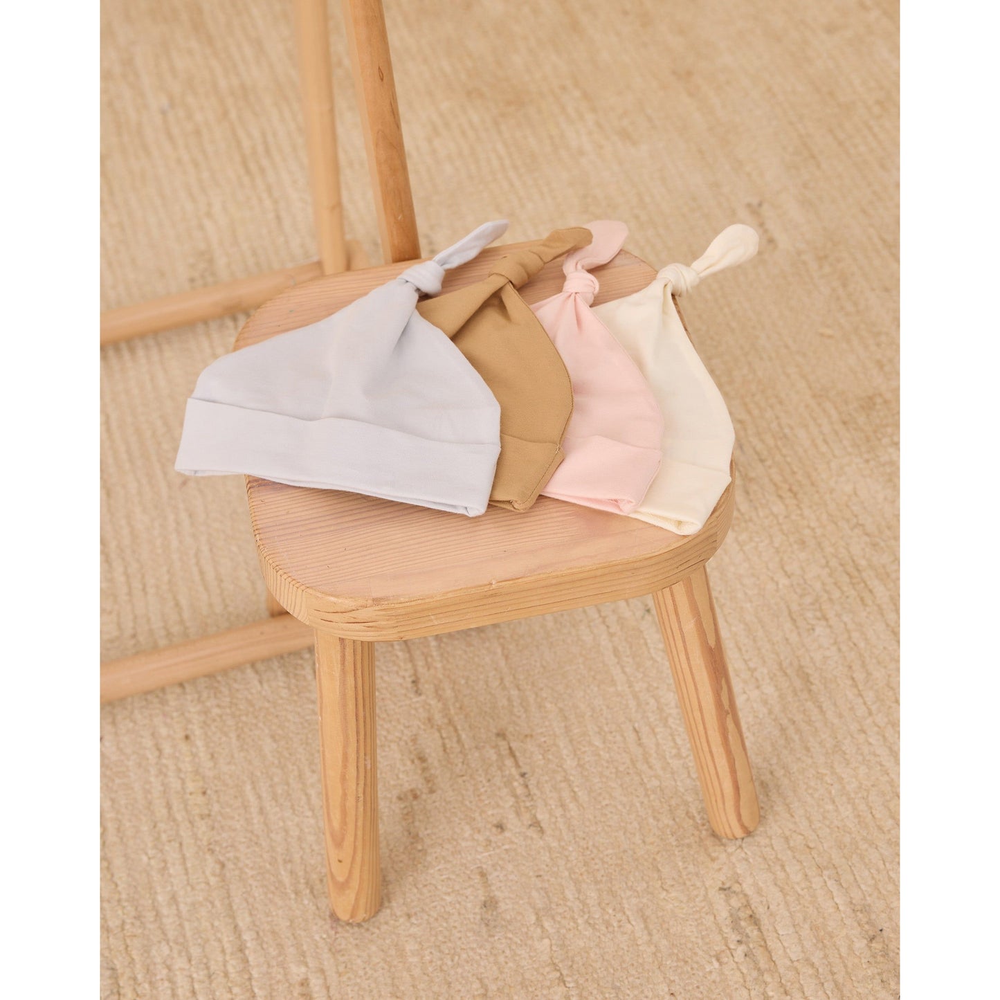 Knotted Baby Hat || Ivory - Rylee + Cru | Kids Clothes | Trendy Baby Clothes | Modern Infant Outfits |