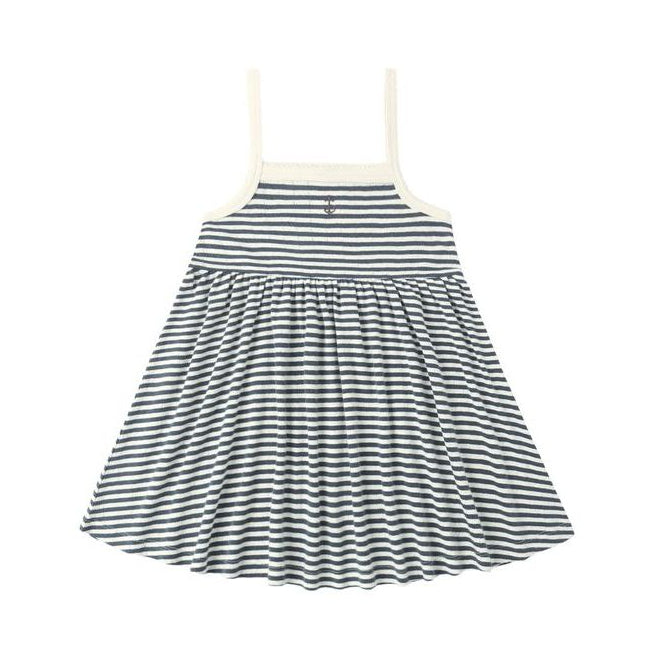 Lea Dress || Navy Stripe