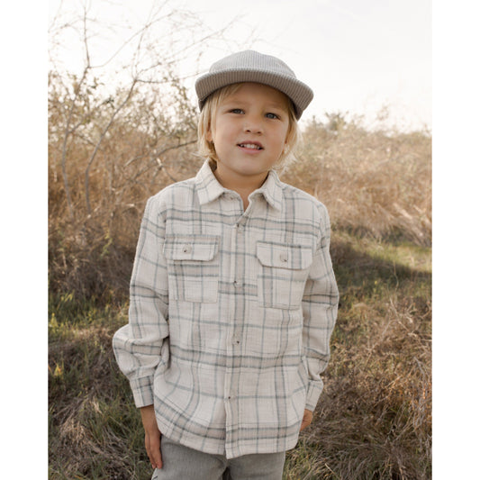 Collared Long Sleeve Shirt || Rustic Plaid