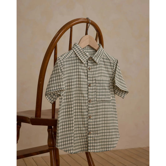 Collared Short Sleeve Shirt || Laurel Diamond