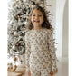 Organic Long Sleeve Pajama Set || Holiday Floral