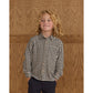 Collared Long Sleeve Shirt || Navy Check