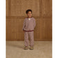 Oversized Crew || Burgundy Stripe