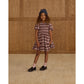 India Dress || Burgundy Plaid