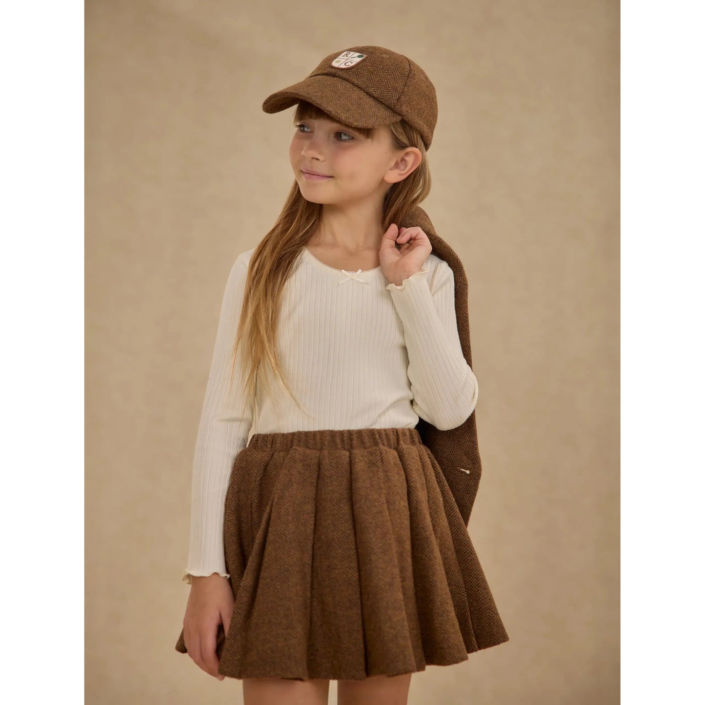 Pleated Mini Skirt || Rustic Plaid