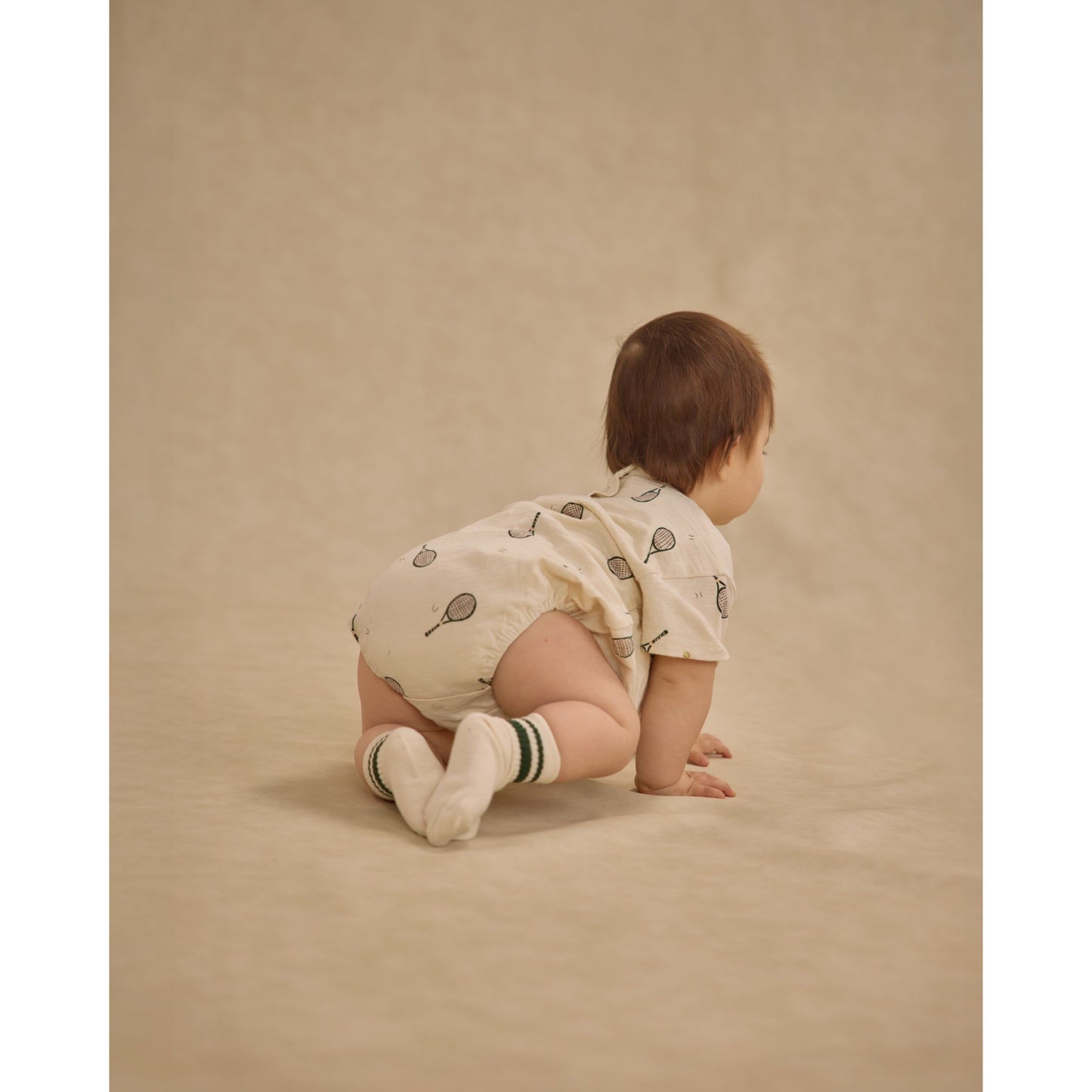 Relaxed Bubble Romper || Tennis