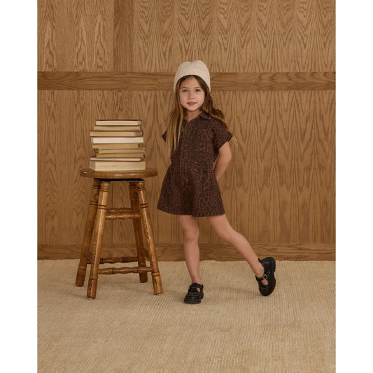 Utility Romper || Leopard
