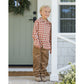 Collared Long Sleeve Shirt || Red Plaid