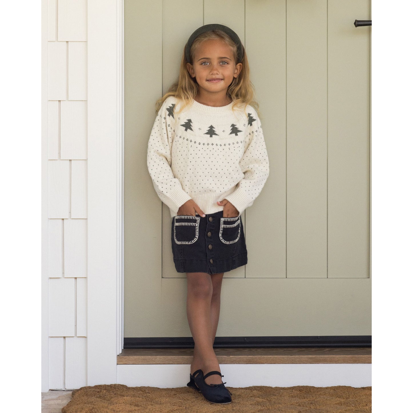 Fair Isle Sweater || Trees