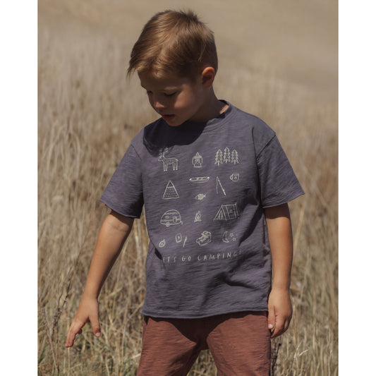 Raw Edge Tee || Let's Go Camping