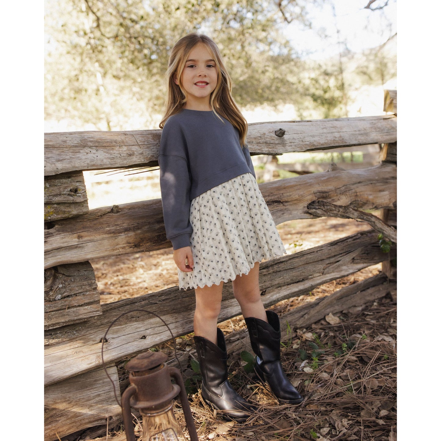 Sweatshirt Dress II Vintage Fleur