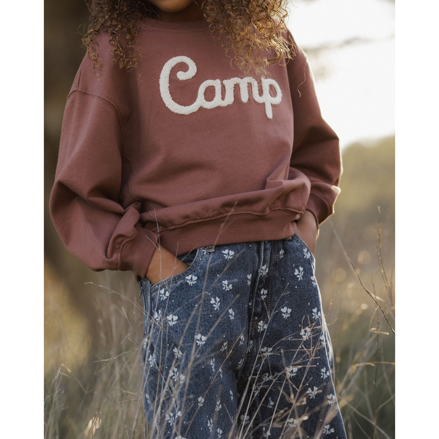 Barrel Pant ll Heart Ditsy