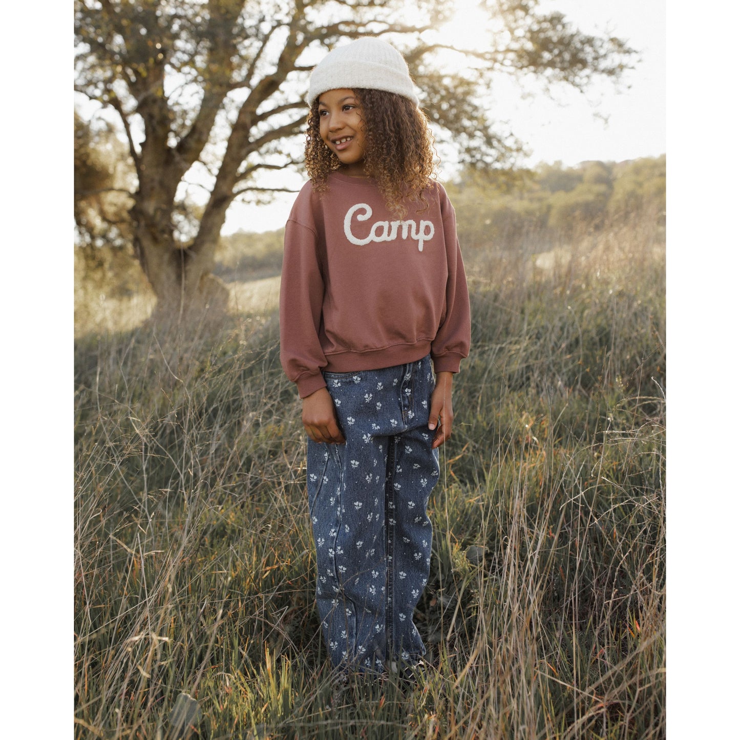 Barrel Pant ll Heart Ditsy