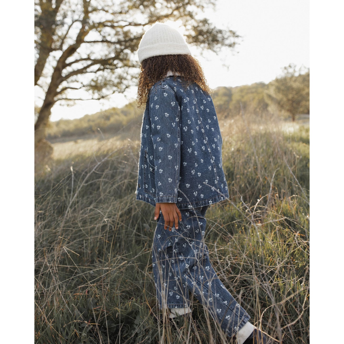 Barrel Pant ll Heart Ditsy