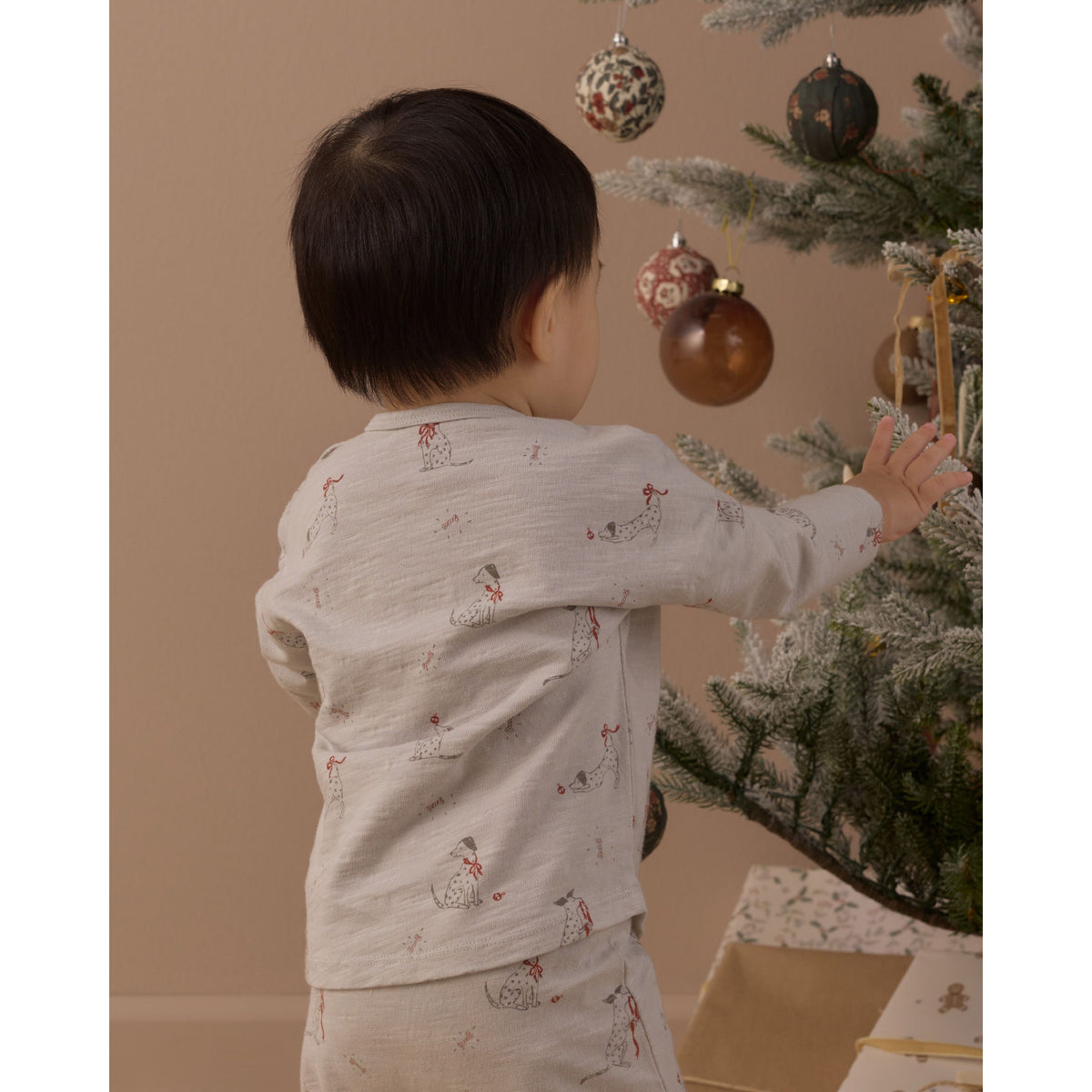 Long Sleeve Tee + Pant Set || Dalmatian