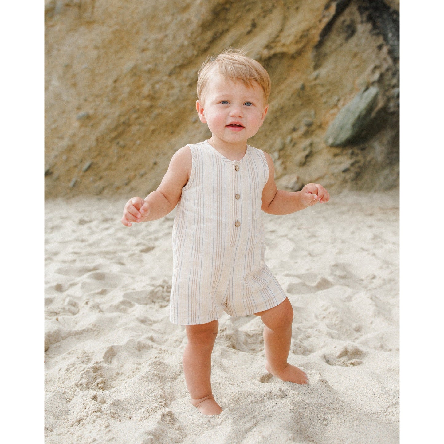 Maverick Romper || Summer Stripe