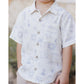 Collared Short Sleeve Shirt || Mediterranean