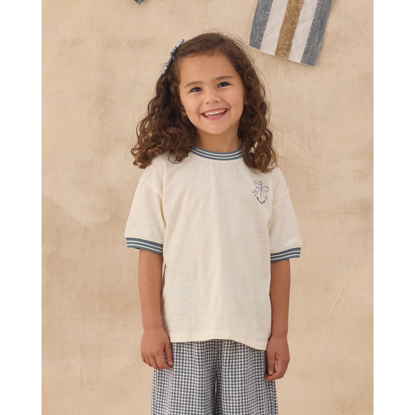 Ringer Tee || Anchor Bow